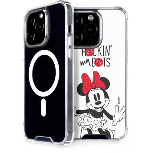 Disney Minnie Mouse Rockin My Dots iPhone 15 Pro MagSafe Case